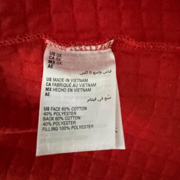 Karen Scott Quilted Zip Front Jacket Burnt Orange 0X - Picture 6 of 6